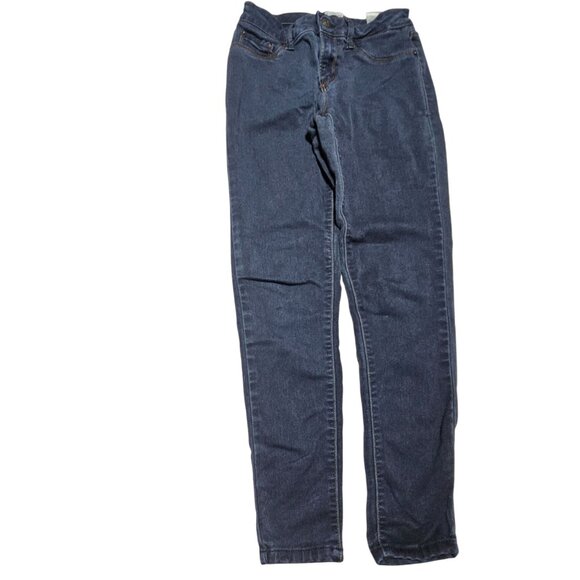 Kensie Jeans Womens Size 4 Skinny Low Rise Dark Wash Denim Pants - Picture 2 of 5